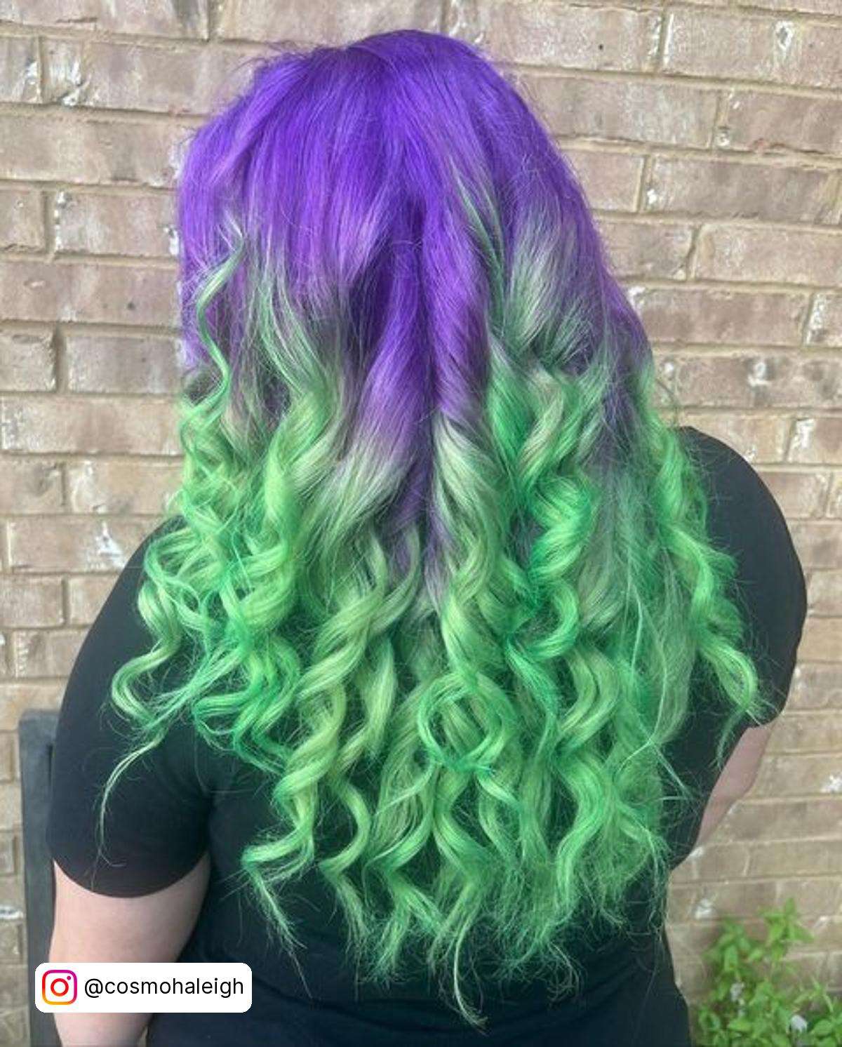 Green And Purple Hair
