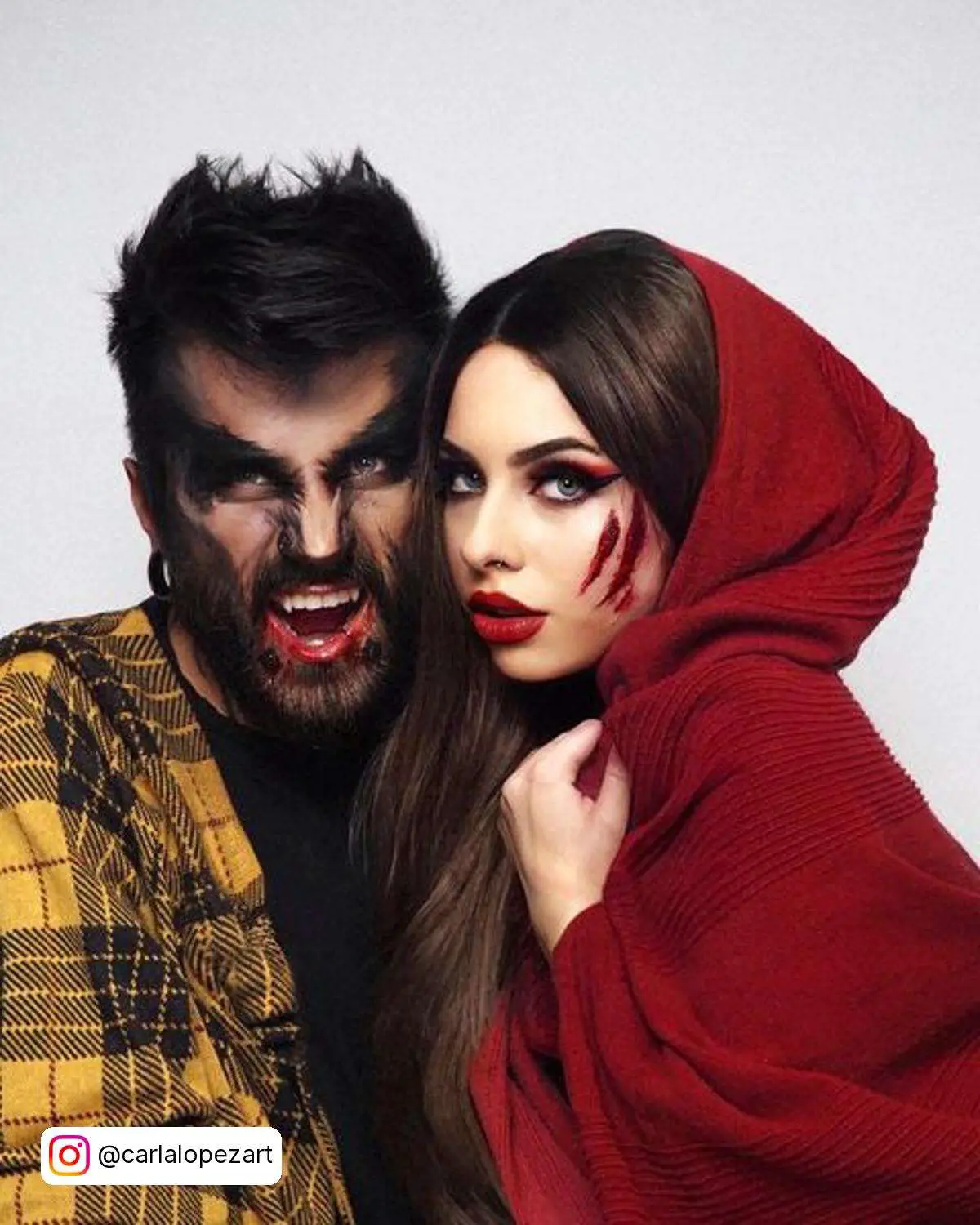Little Red Riding Hood Halloween Couples Costume