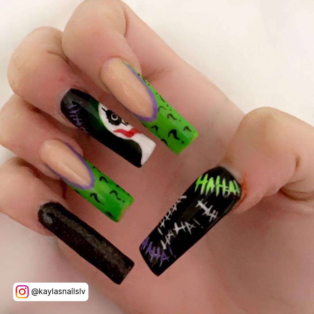 Long Joker Nails