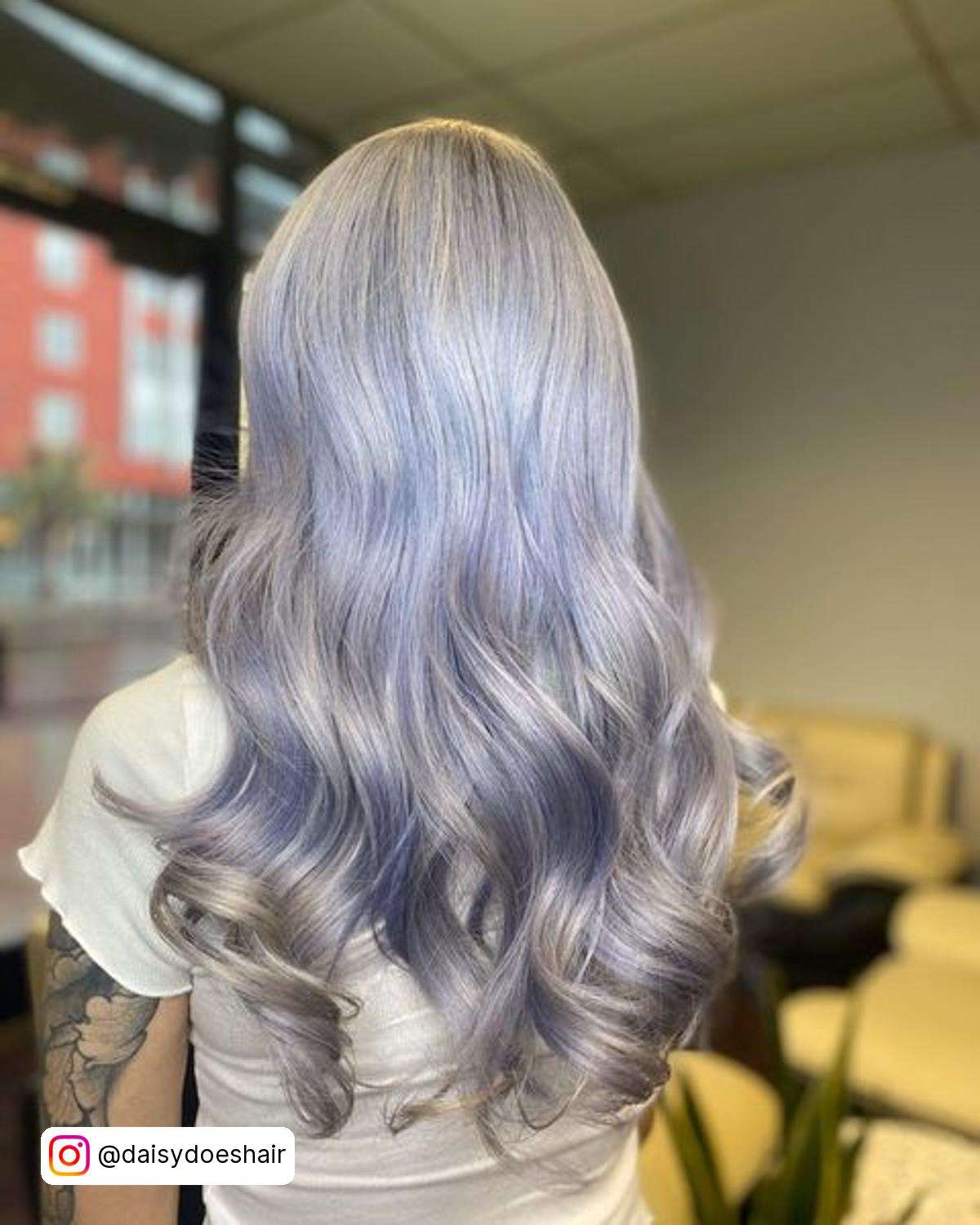 Mermaid Silver Purple Hair