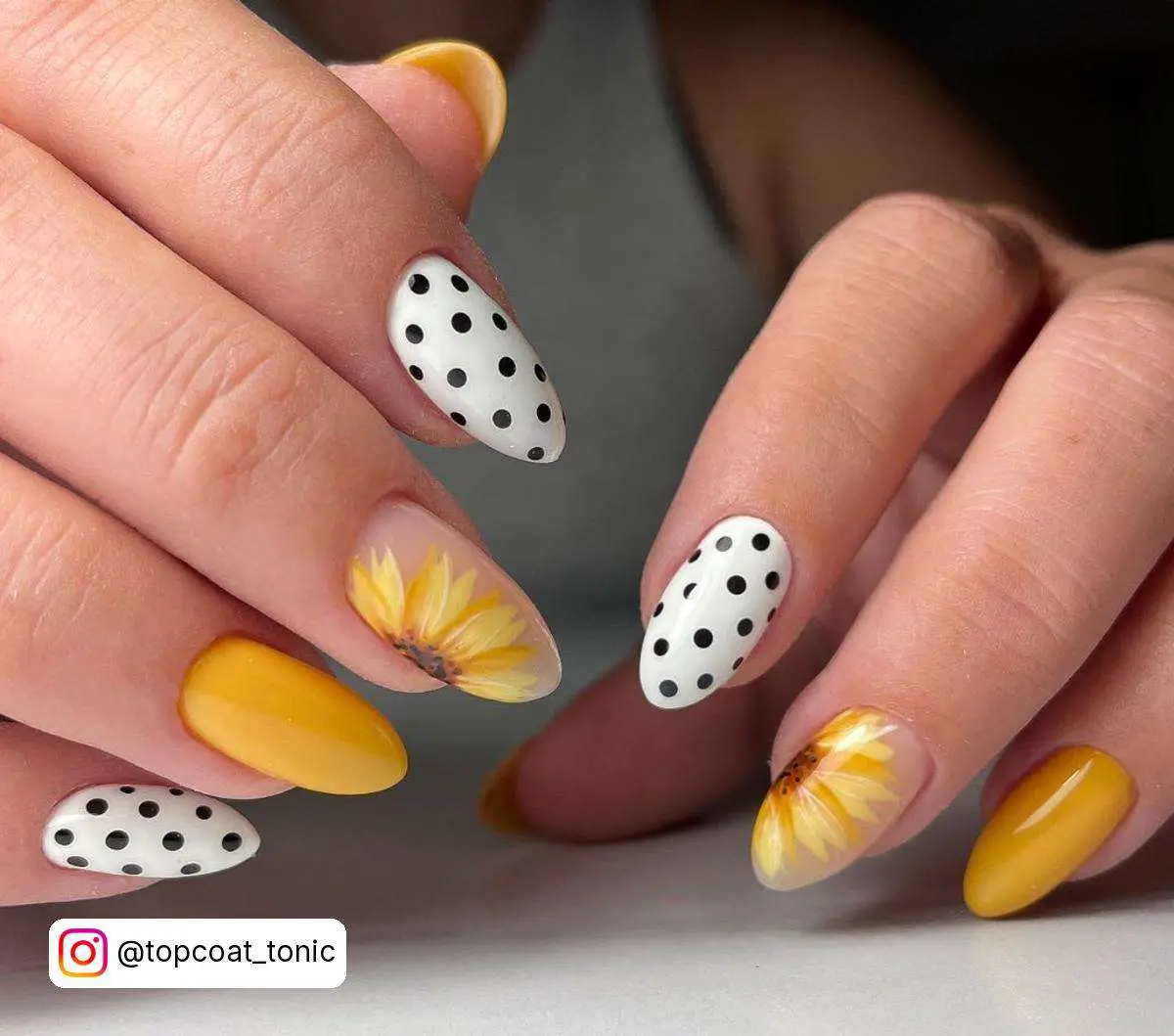Nail Designs Sunflower
