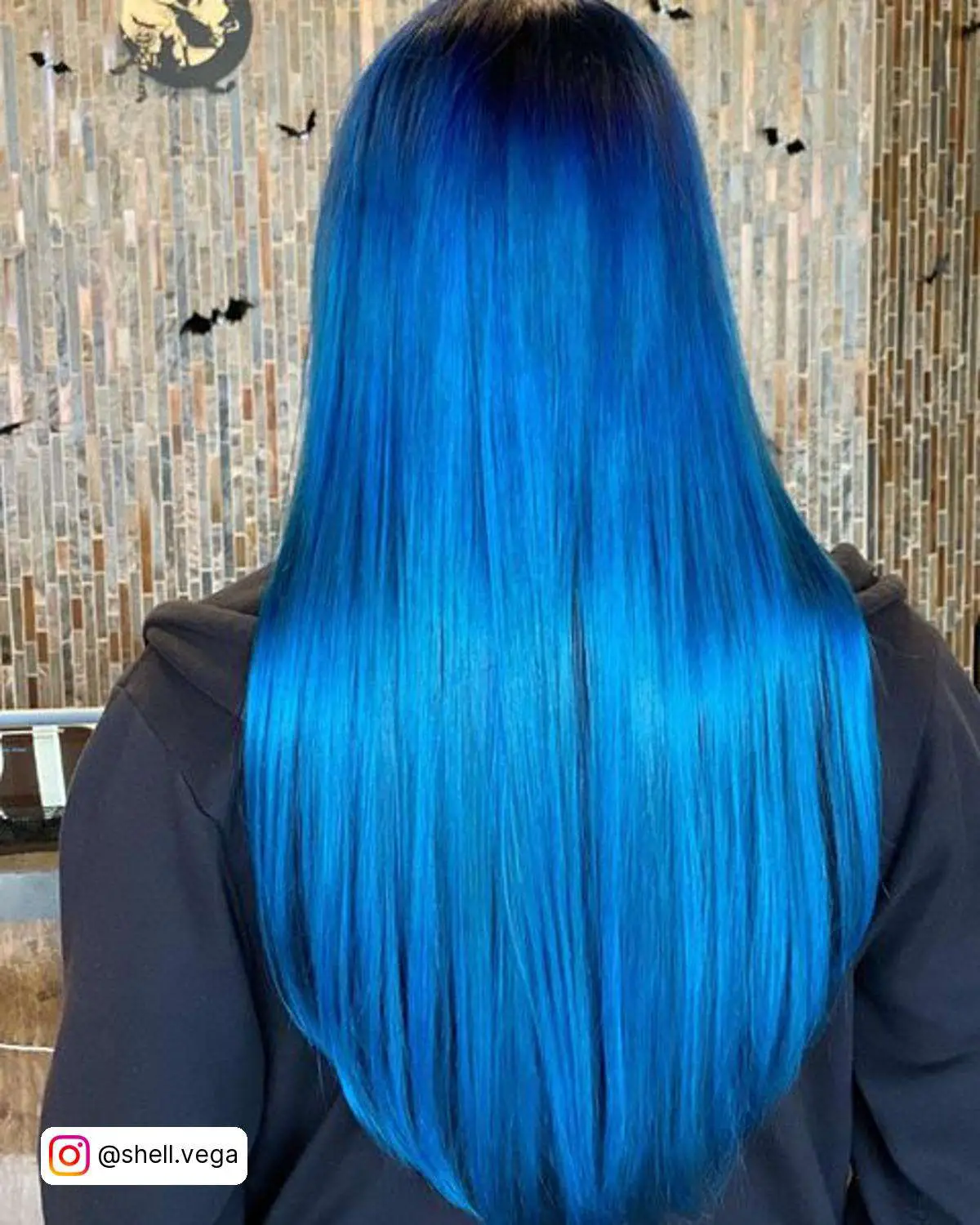 Neon Blue Hair