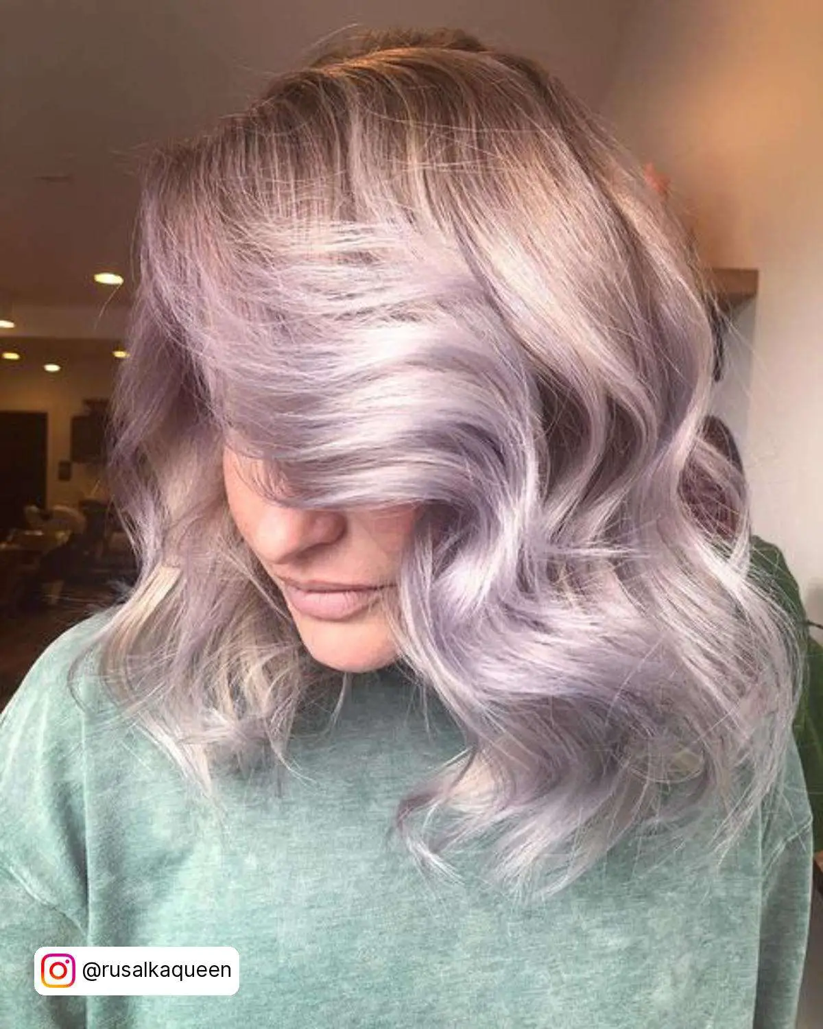 Platinum Purple Hair