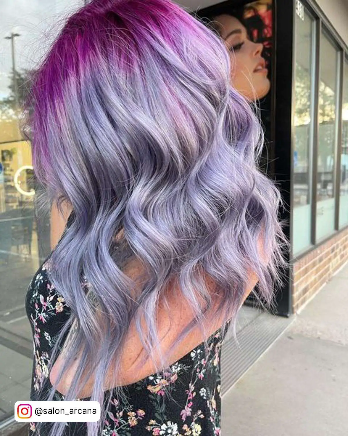 Purple Pink Ombre Hair