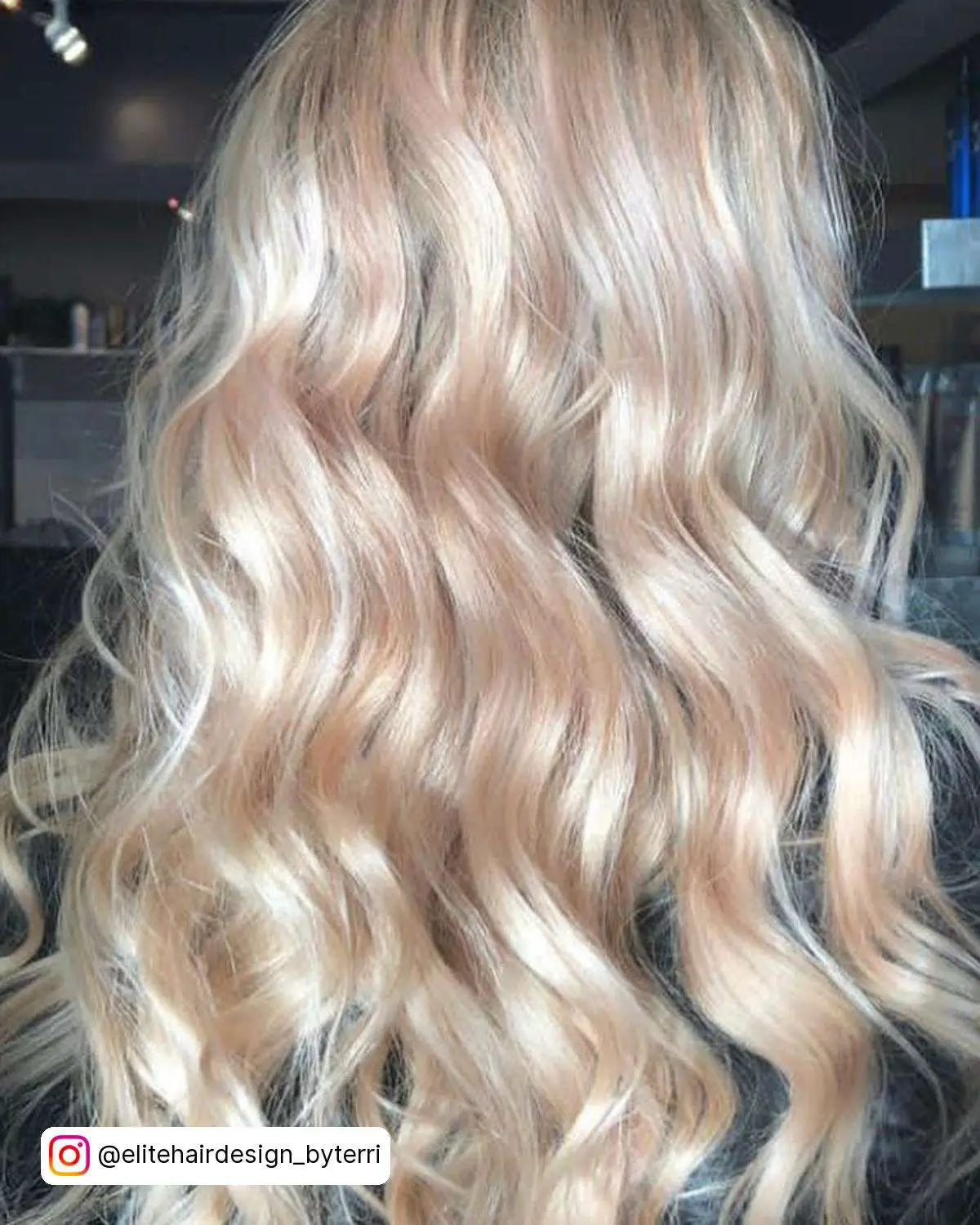 Rose Gold On Blonde Hair
