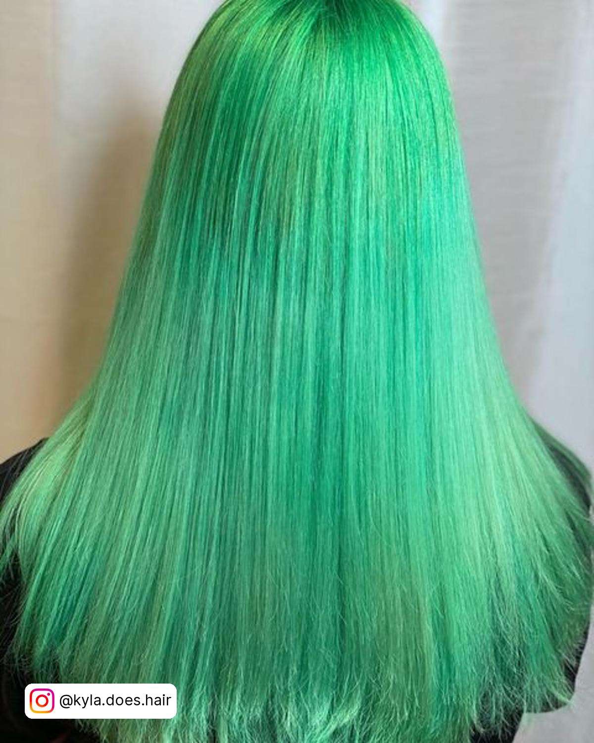 Sea Green Hair