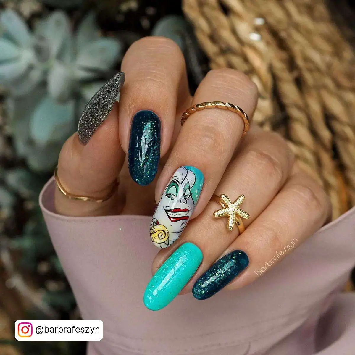 Sea Witch Nail Designs