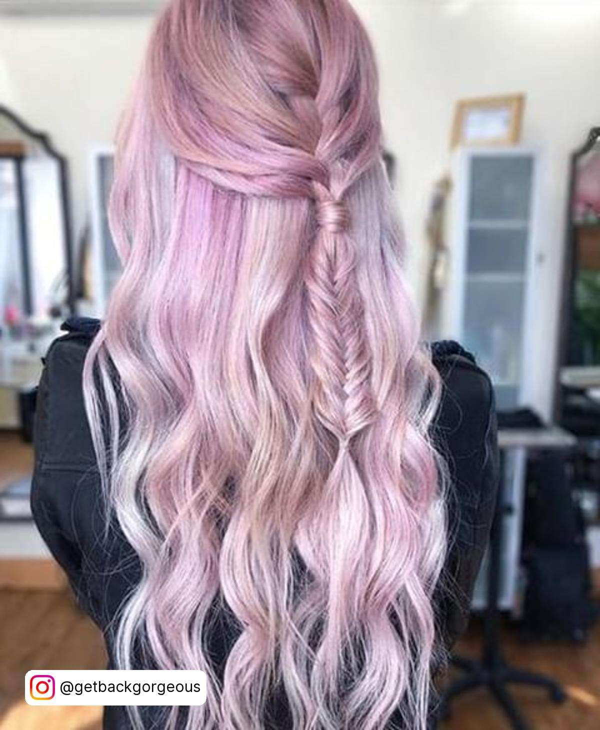 Silver And Pink Hair
