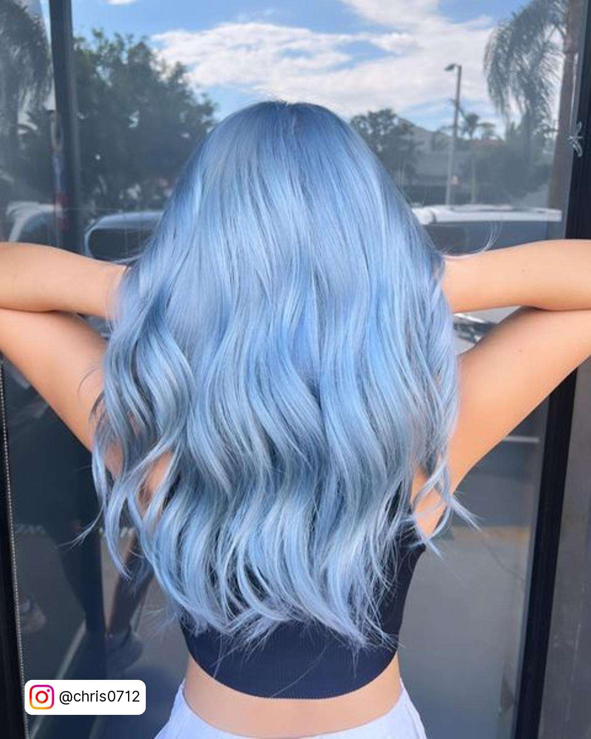 Silver Blue Hair Dye