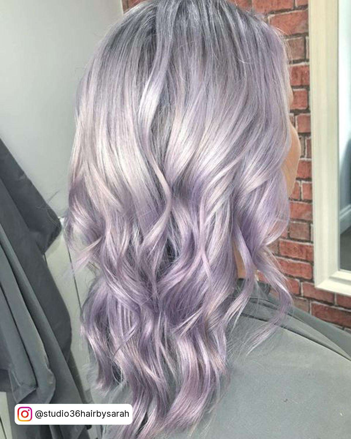 Silver Lavender Hair Color