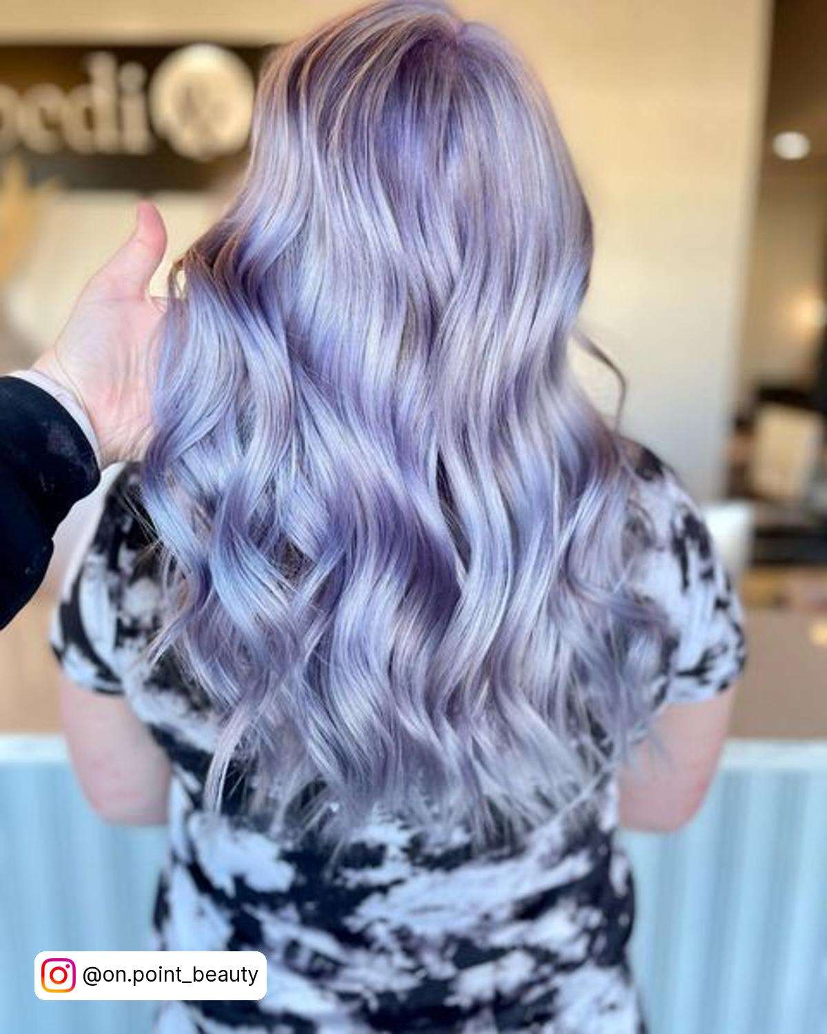 Silver Pastel Purple Hair