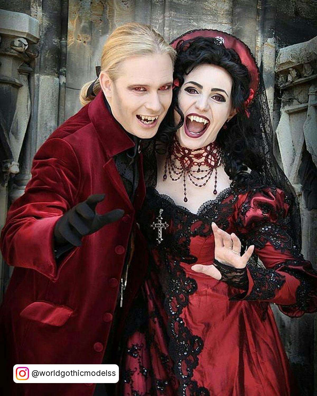 Vampire Couple Halloween Costumes