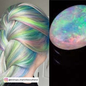 Beautiful Braided Opal Hair