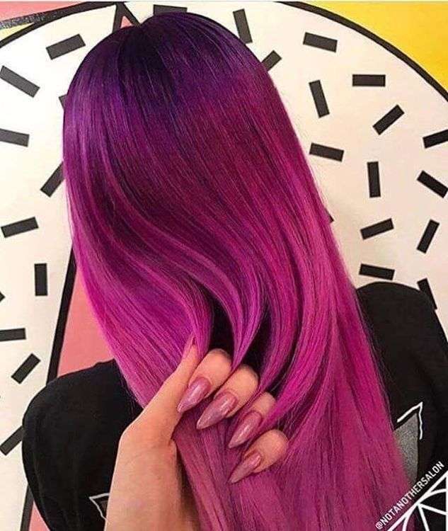 Pastel Pink And Purple Hair