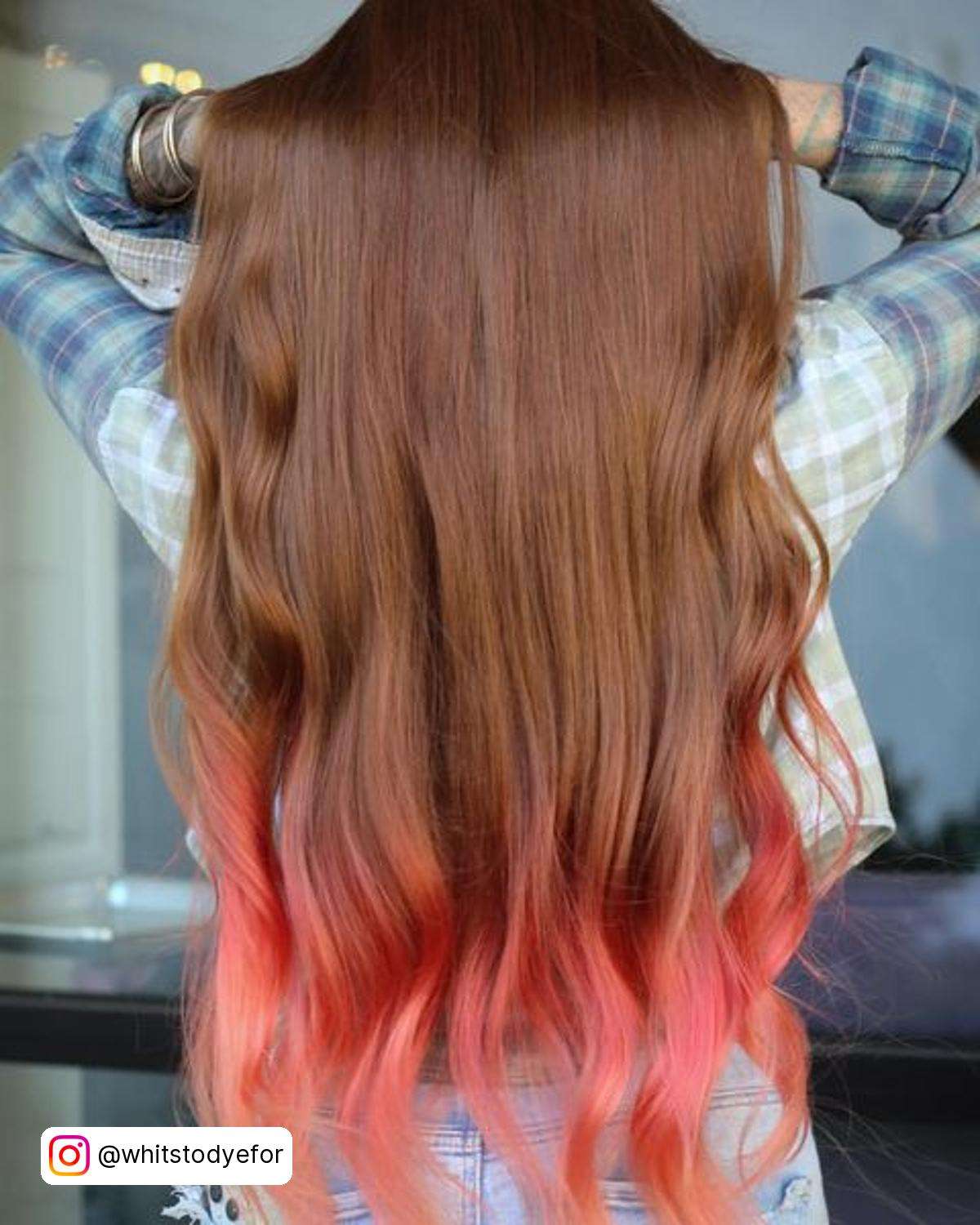 Brown To Pink Hair