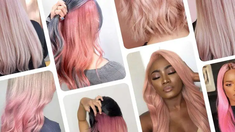 pastel pink hair