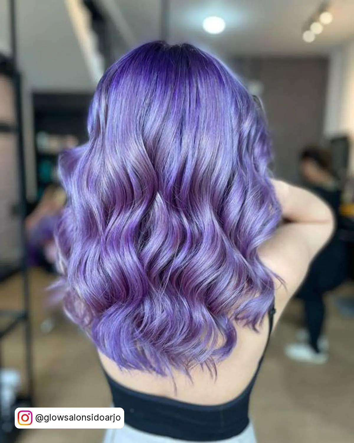 Chocolate Lilac Hair Color