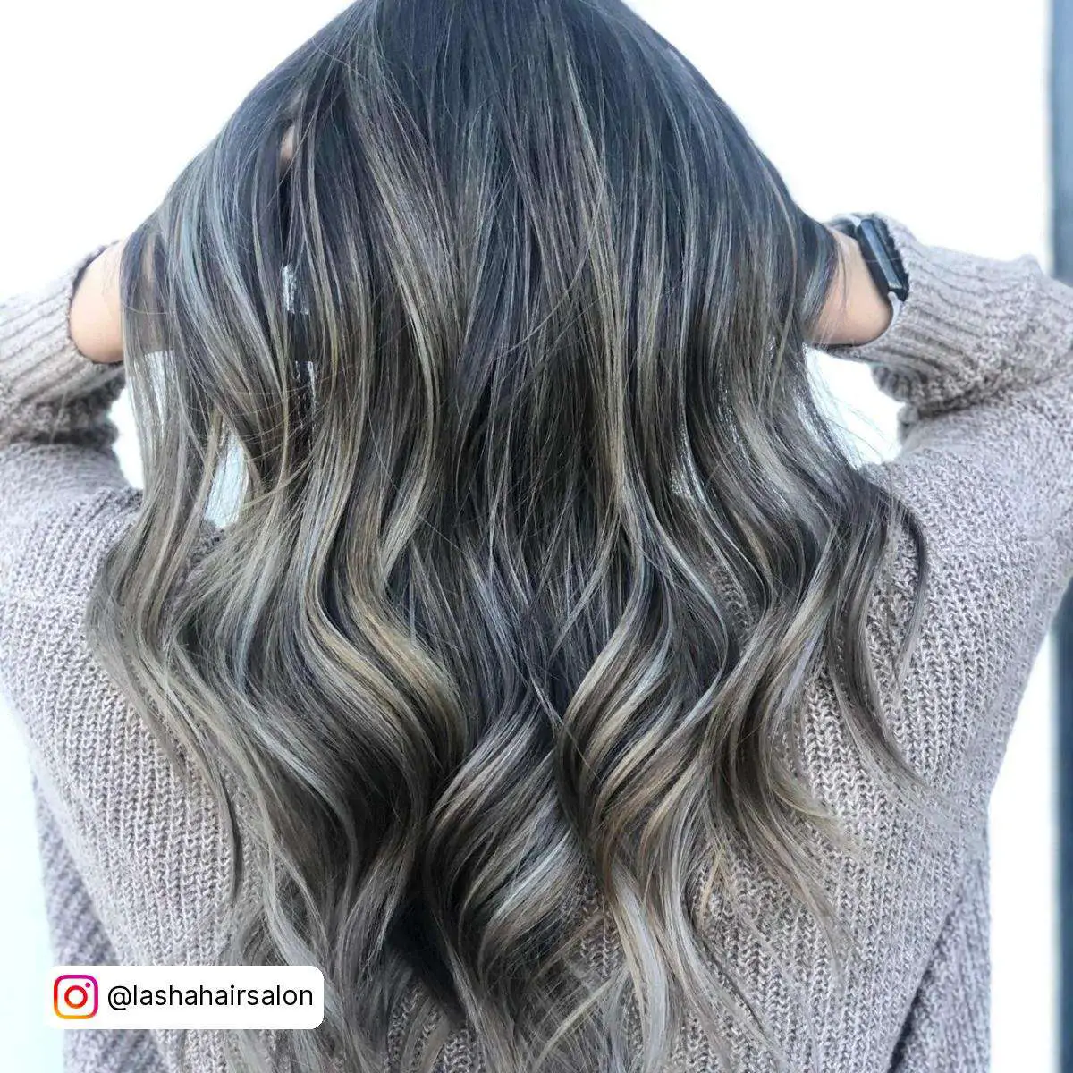 Grey Hair With Blonde Highlights