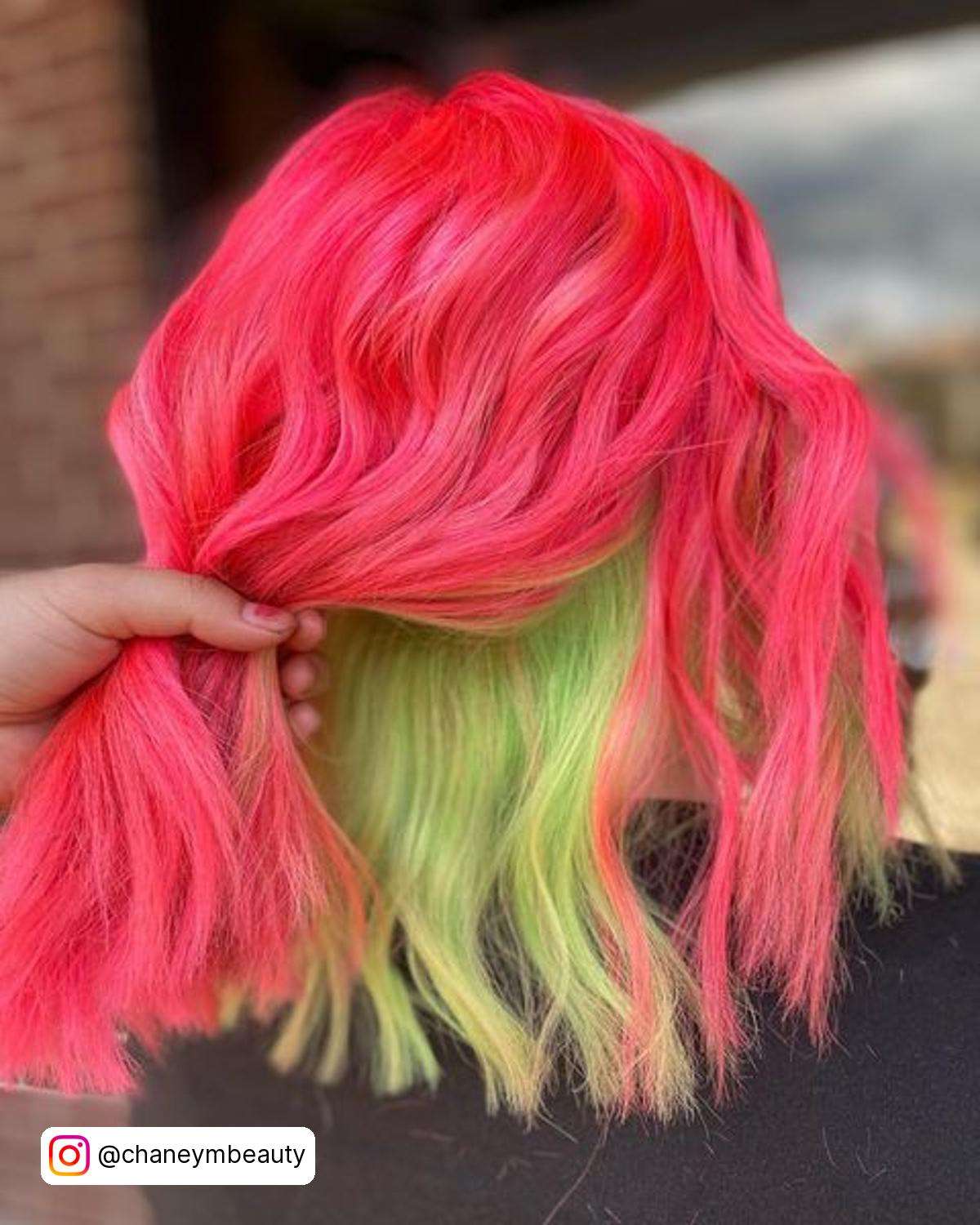 Hot Pink Peekaboo Hair