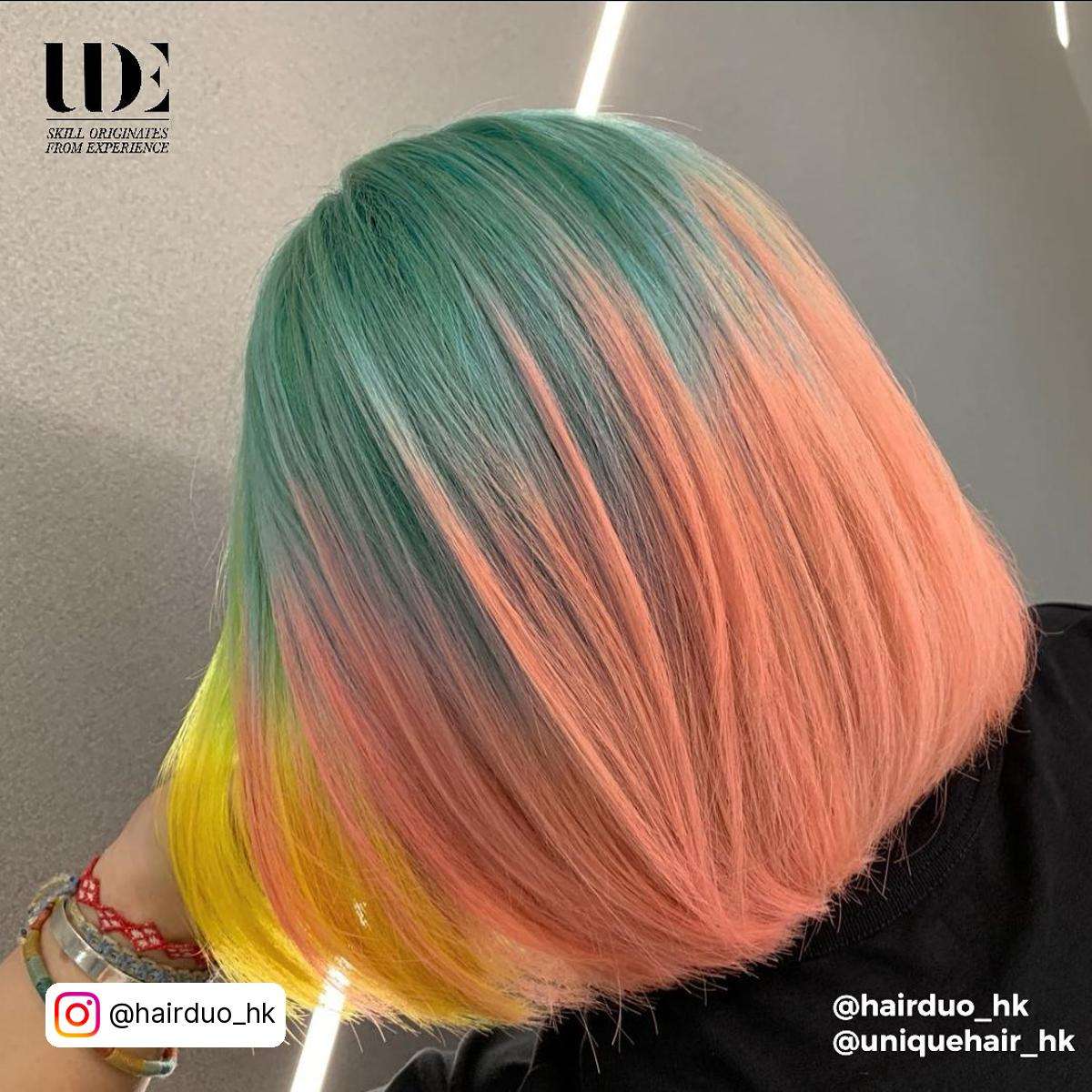 Pastel Blue And Pink Hair