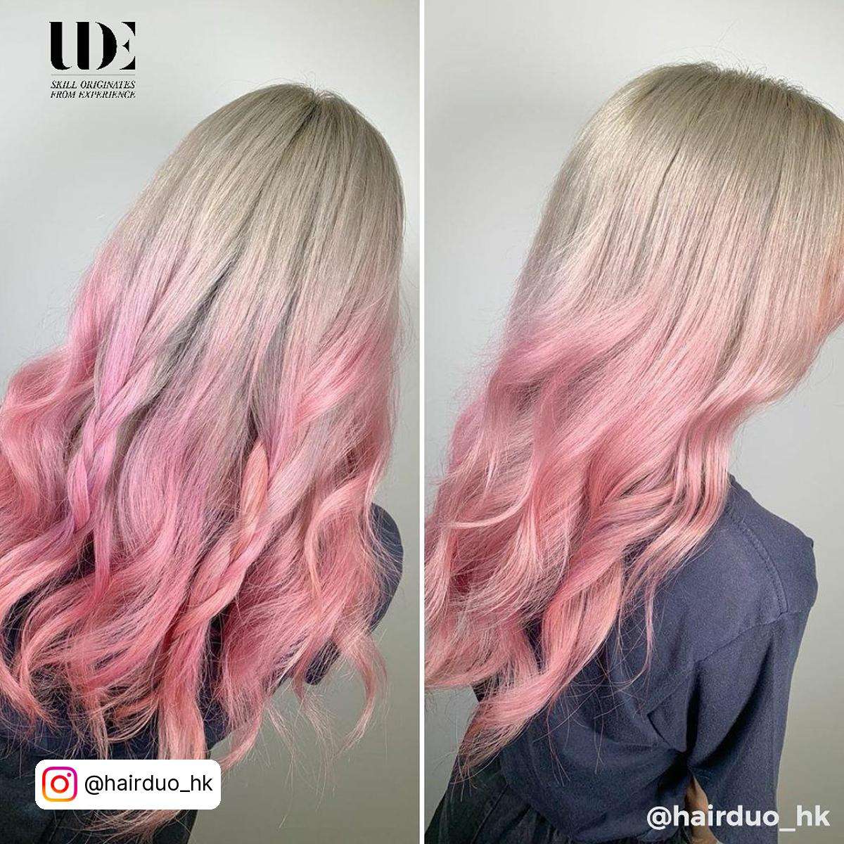 Pastel Pink Ombre Hair