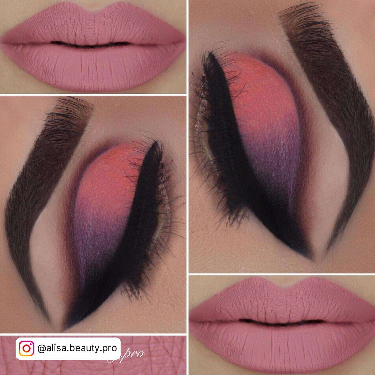 Pink And Purple Makeup