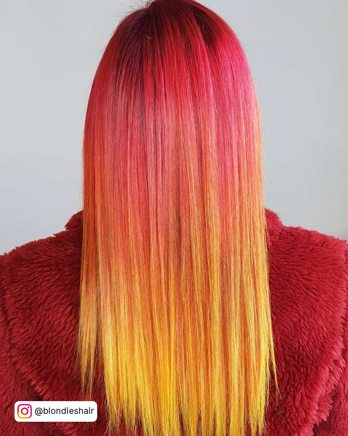 Pink And Yellow Hair