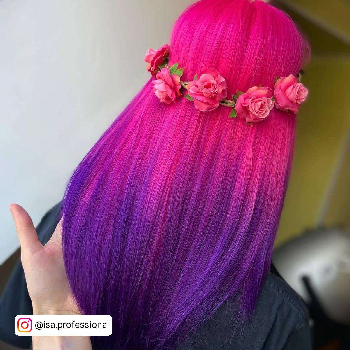 Purple And Pink Ombre Hair