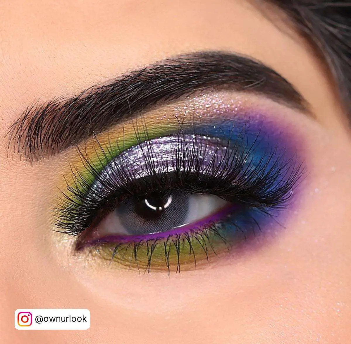 Rainbow Eyeshadow Glitter