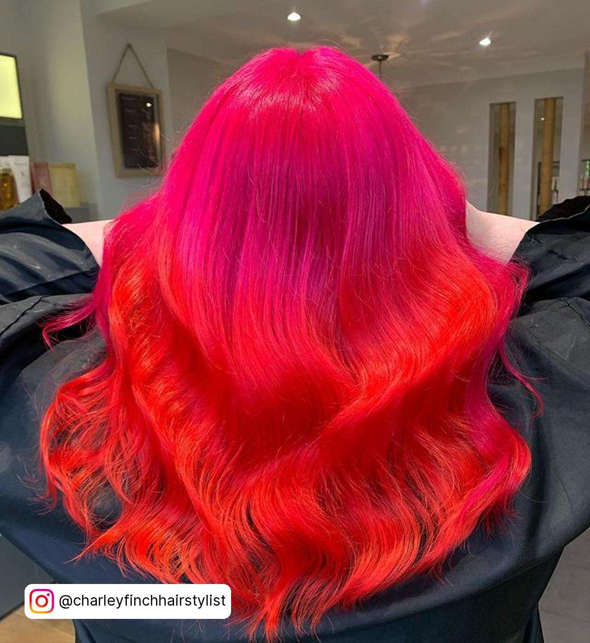 Red And Pink Hair