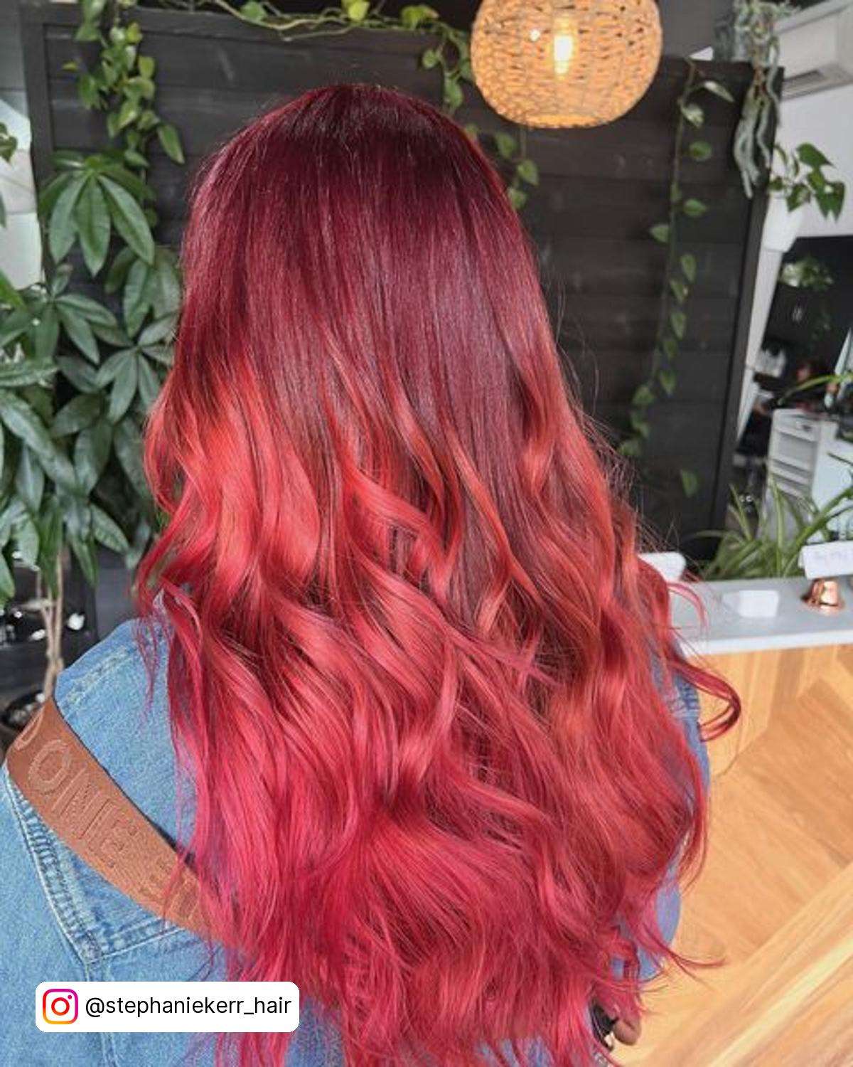 Reddish Pink Hair