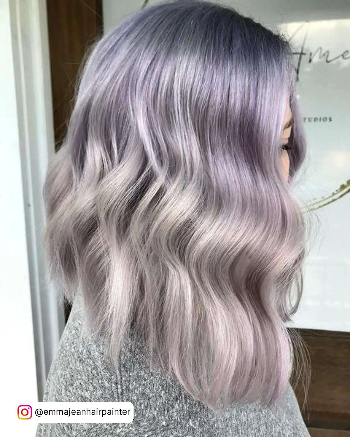 Silver And Lilac Hair