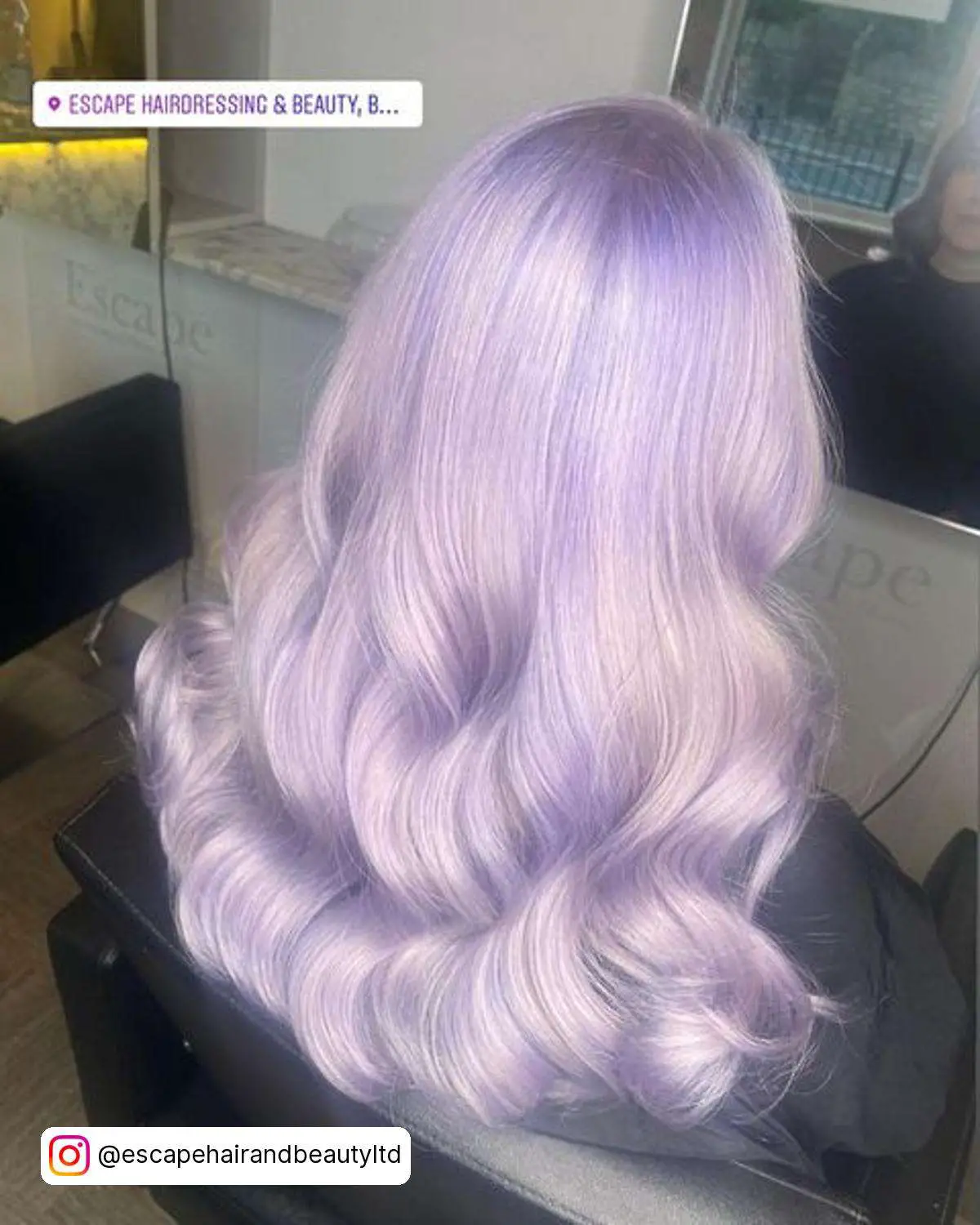 Silvery Lilac Hair