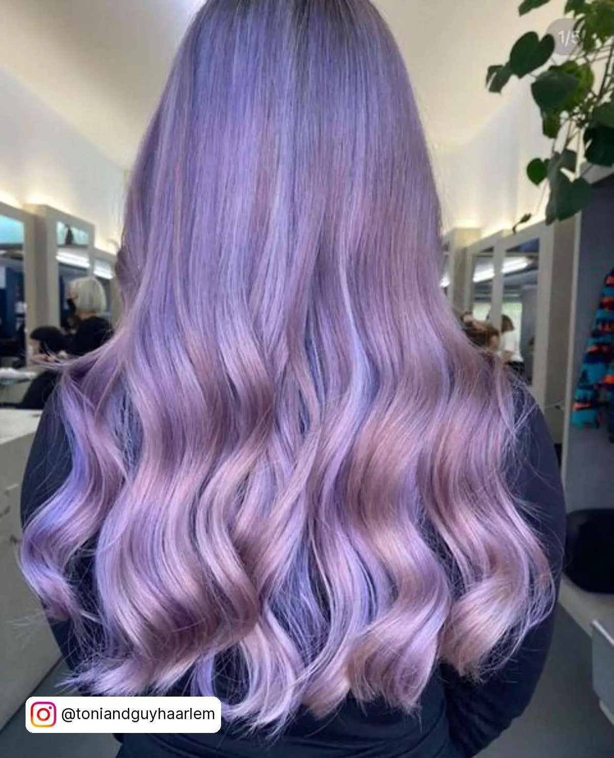 Wavy Lilac Hair