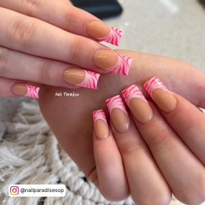 Coffin Nails Spring With Candy Combination