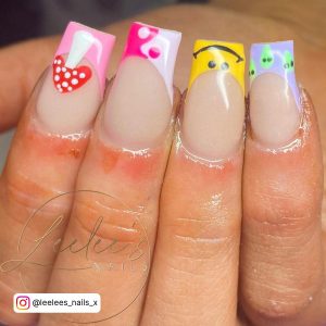 Spring Nail Set With Funky Designs