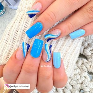 Spring Nails &Amp; Spa In Shades Of Blue