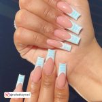 Long White Nails For French Manicure
