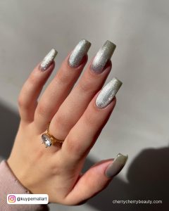 Silver Nail Designs For Sparkle
