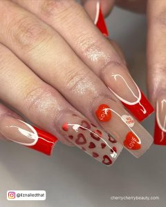 Acrylic Nail Designs With Hearts