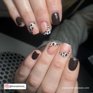 Acrylic Nails Ideas Spring In Black And White