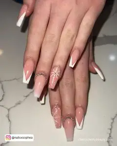 Acrylic Nails Nude Pink