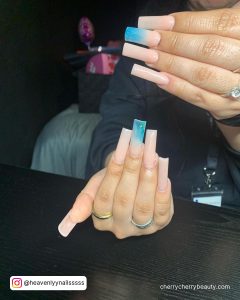 Acrylic Nails With Ombre Effect