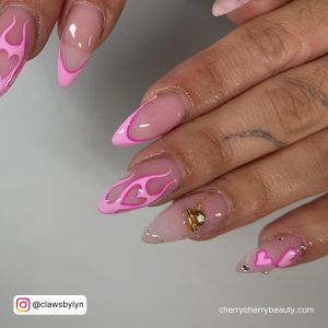 Almond Nails Pink