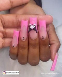 Barbie Pink Matte Nails