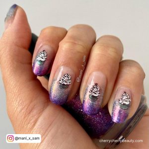Birthday Nails Design With Ombre Effect