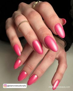Bright Pink Hot Pink Nails