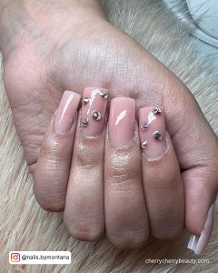Cute Pink Nude Nails