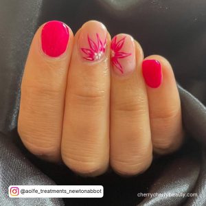 Cute Pink Summer Nails