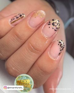Gold And Black Nails Design